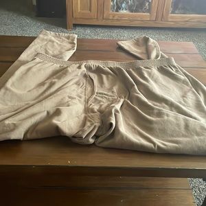 Brown pants to big for my husband